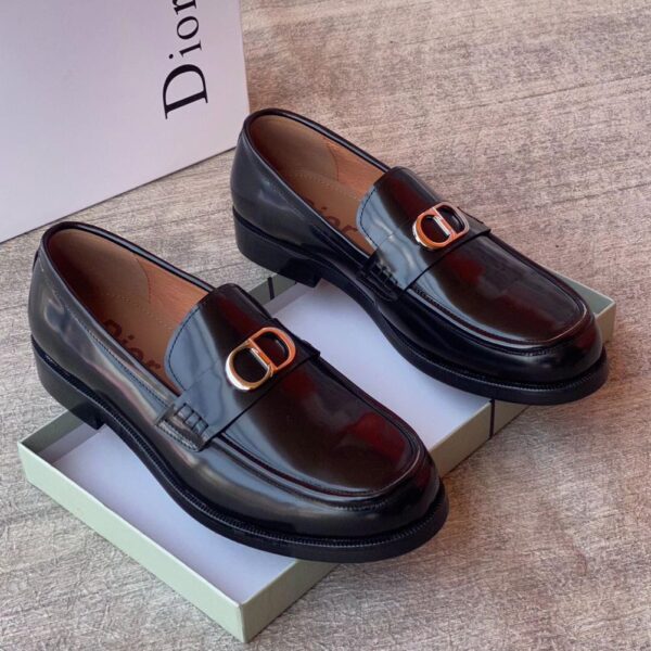 Dior Granville Loafers in Black Polished Calfskin – Timeless Luxury at ArvoLuxury