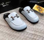 Aristocrats Leather Mule Half Shoe | ArvoLuxury - Image 2