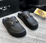 Aristocrats Leather Mule Half Shoe | ArvoLuxury - Image 3