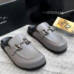 Aristocrats Leather Mule Half Shoe | ArvoLuxury - Image 4