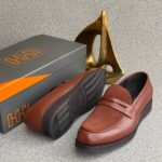 Black Leather & Suede Thick-Sole Loafers | ArvoLuxury - Image 2