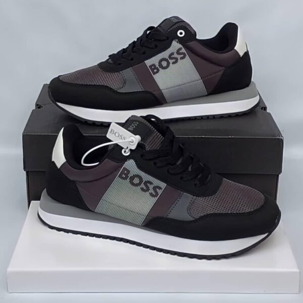 BOSS Kai Runn Mixed-Material Trainers Available at Arvoluxury