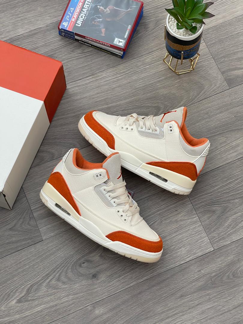 2ade6495-8afc-41f3-bd30-5c4ec941c2c6 Nike Air Jordan 3 Retro Tex “Starfish” Sneakers | Available at Arvoluxury - Image 1