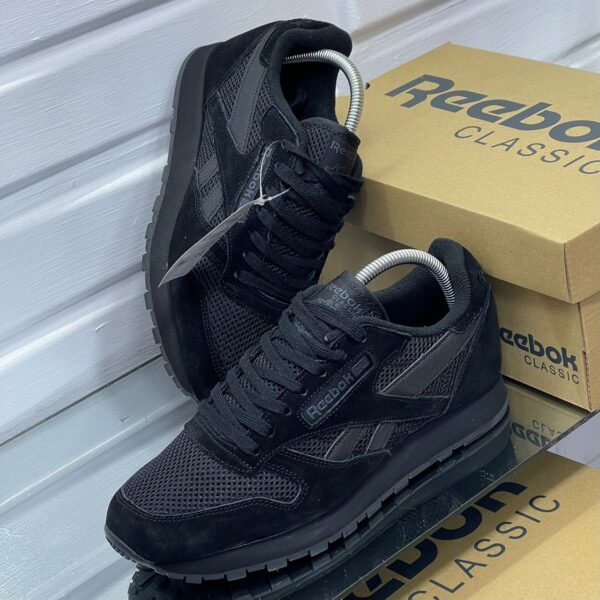 Reebok Classic Leather Triple Black Sneakers – Available at Arvoluxury